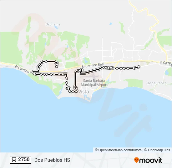 2750 Bus Line Map