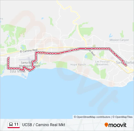 11 Bus Line Map