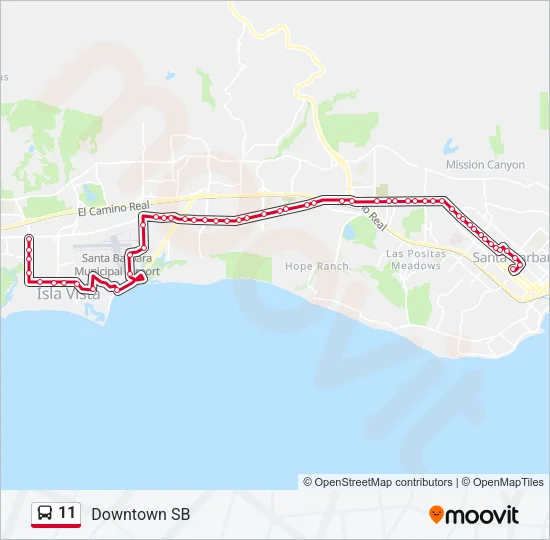 11 Bus Line Map