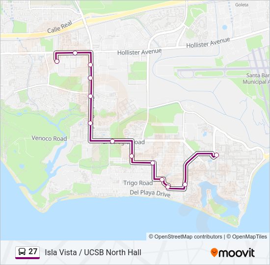 27 bus Line Map