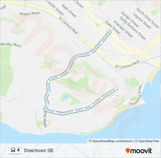4 Bus Line Map