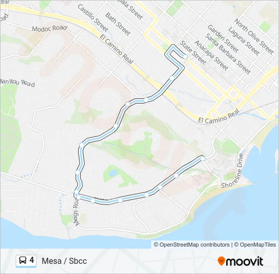 4 Bus Line Map