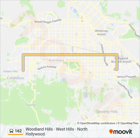 162 Bus Line Map