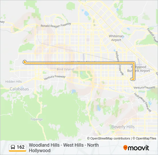 162 Bus Line Map