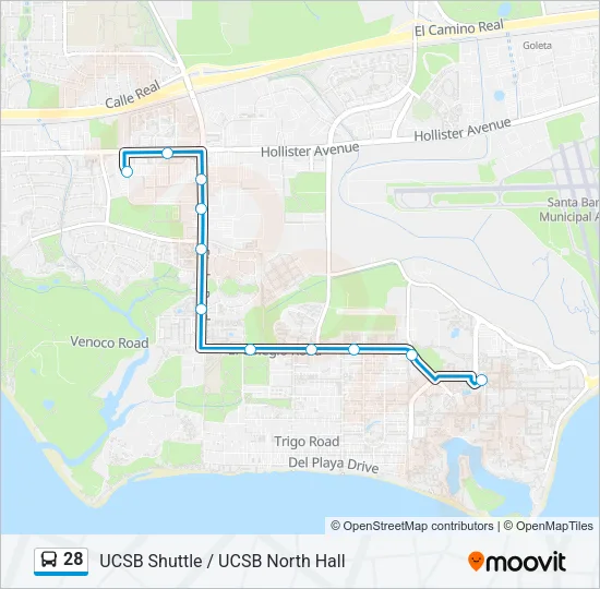 28 Bus Line Map