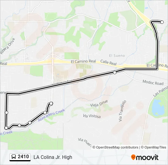 2410 Bus Line Map