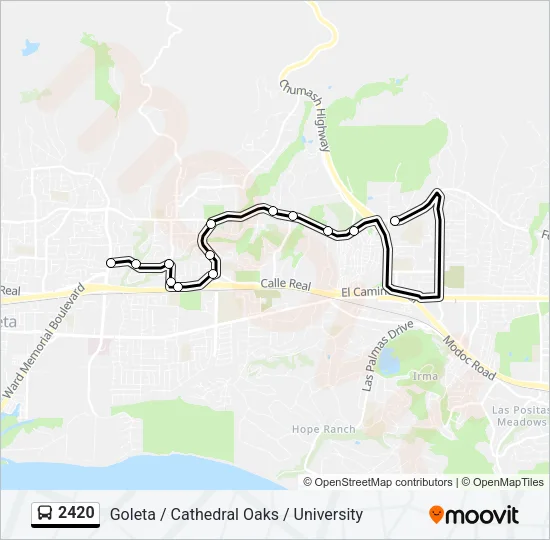 2420 Bus Line Map