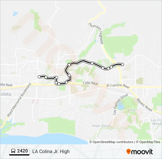 2420 Bus Line Map