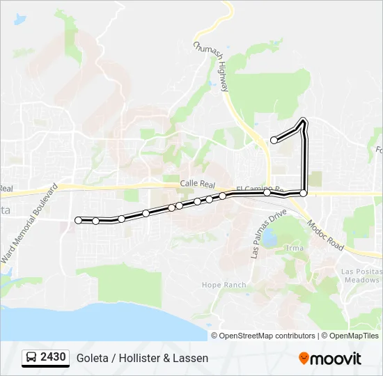 2430 Bus Line Map