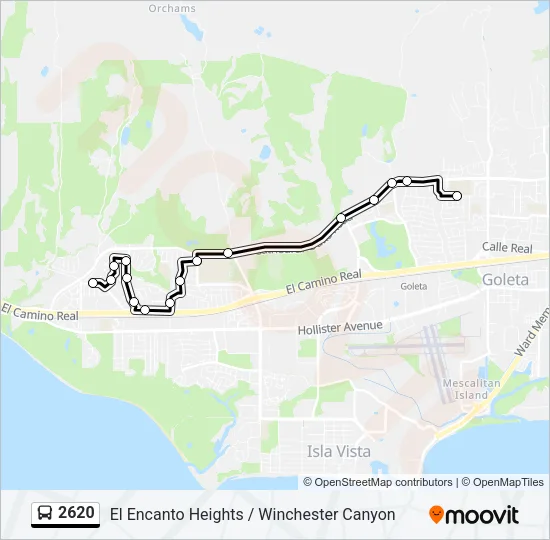 2620 Bus Line Map