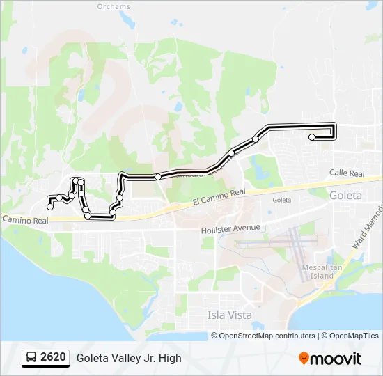 2620 Bus Line Map