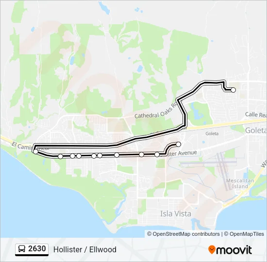 2630 Bus Line Map