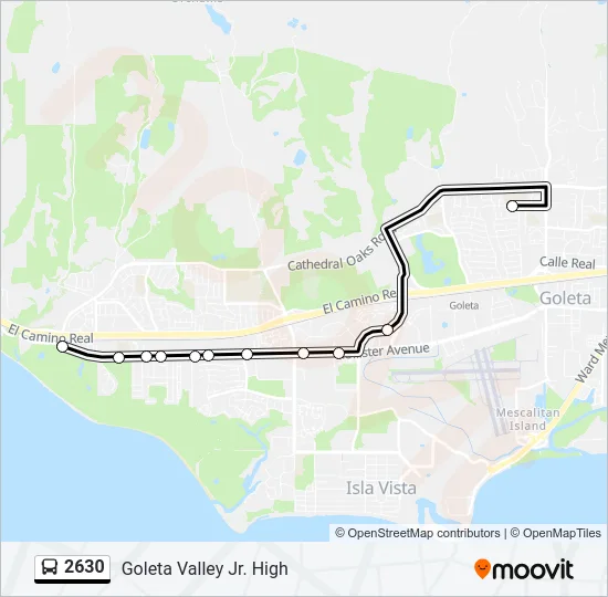 2630 Bus Line Map