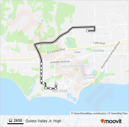 2650 Bus Line Map