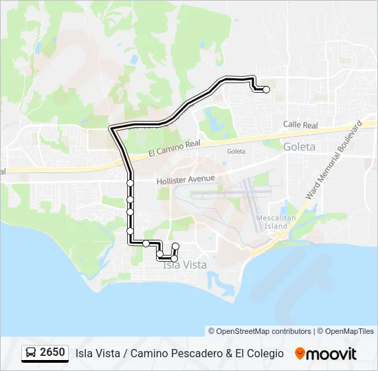 2650 Bus Line Map