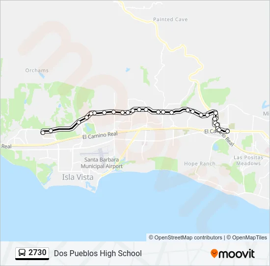 2730 Bus Line Map