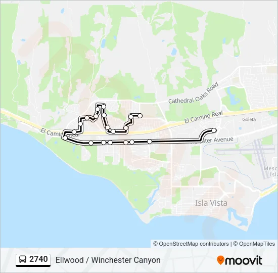 2740 Bus Line Map