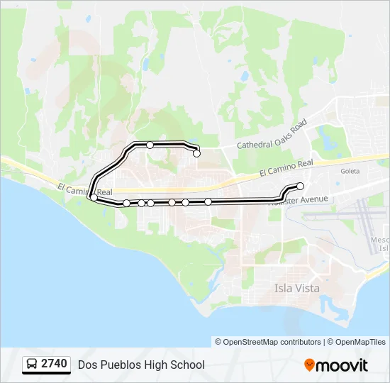2740 Bus Line Map