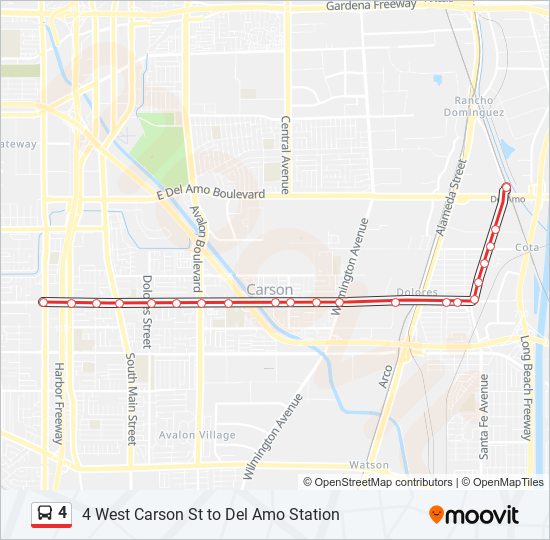 4 bus Line Map