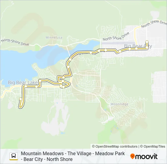 GOLD LINE Bus Line Map