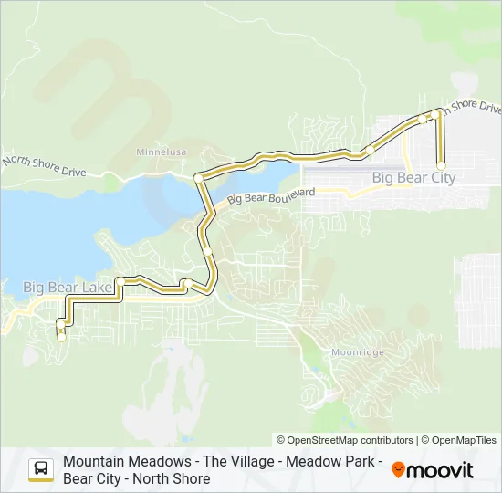GOLD LINE Bus Line Map