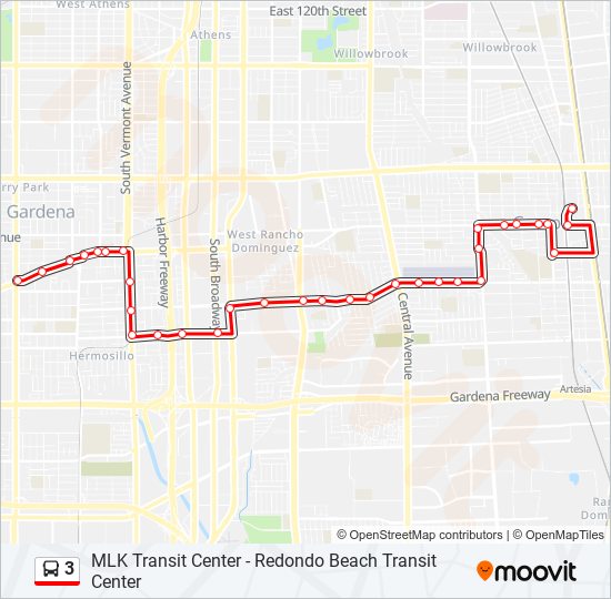 3 Route: Schedules, Stops & Maps - Aviation Sta/Lax (Updated)