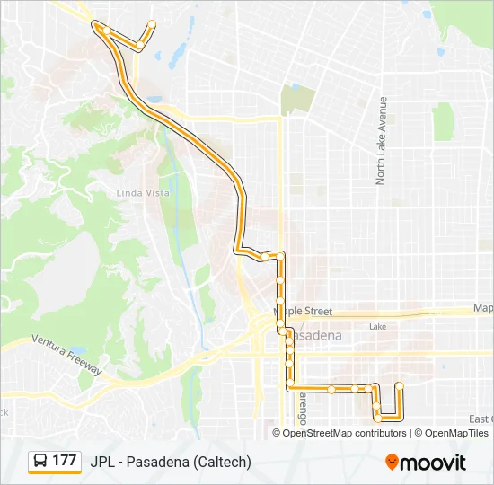 177 Bus Line Map
