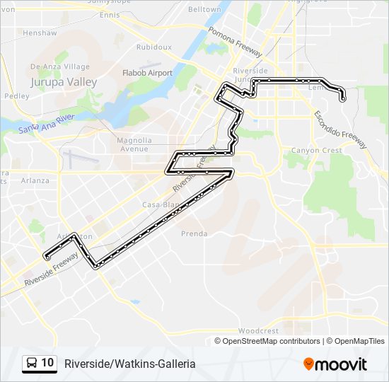 10 Route: Schedules, Stops & Maps - West to Galleria at Tyler Mall (Updated)