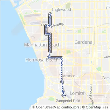 8 Bus Line Map