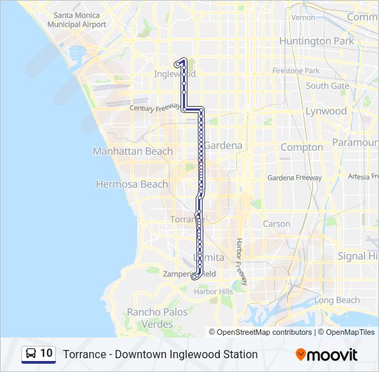 10 Bus Line Map