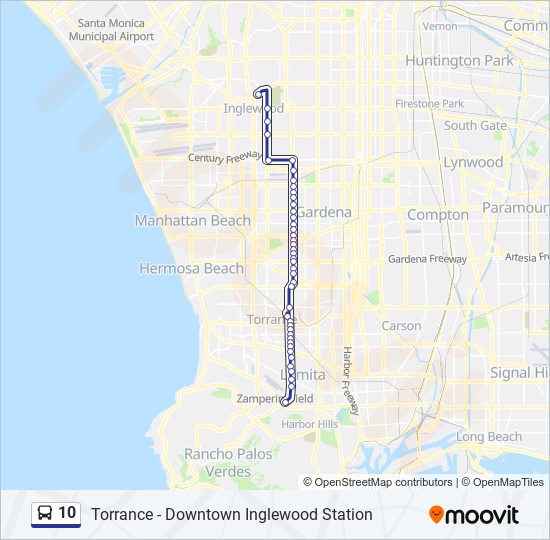 10 bus Line Map