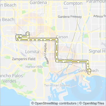 R3 Bus Line Map