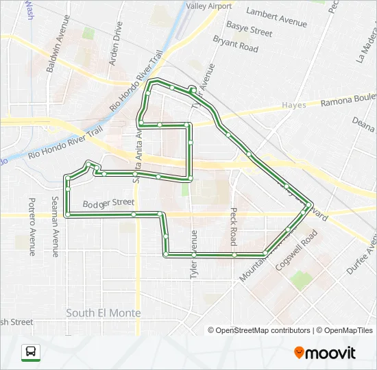 GREEN ROUTE  Line Map