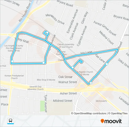 CIVIC CENTER  Line Map