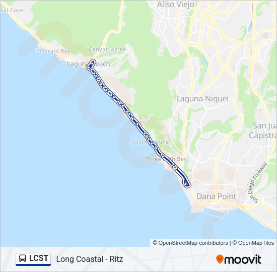 LCST Bus Line Map