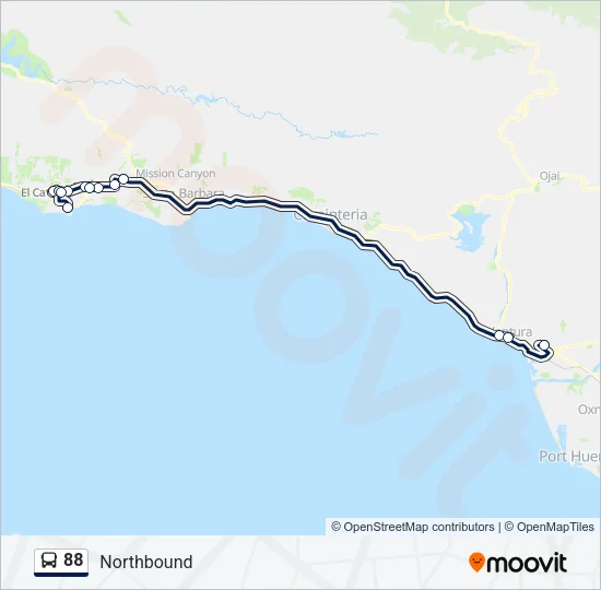 88 Bus Line Map