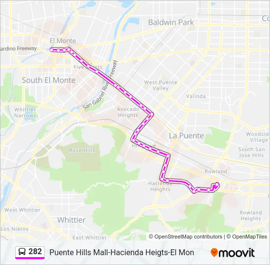 282  Line Map