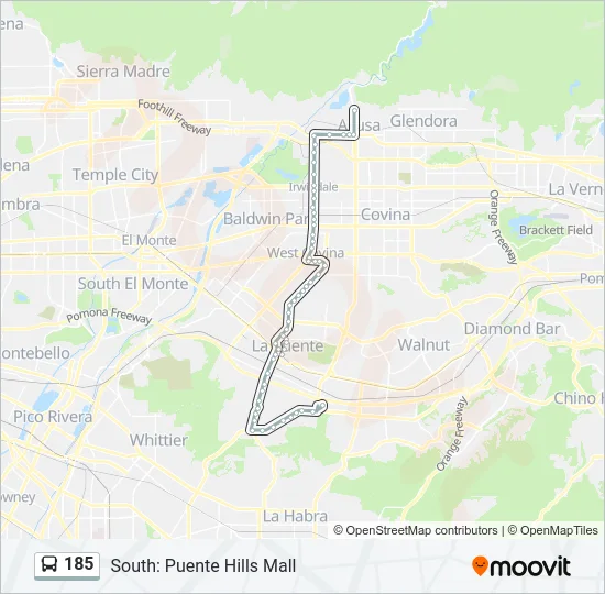 185  Line Map