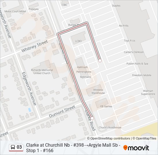 03 bus Line Map