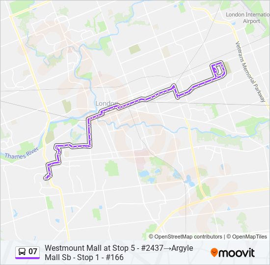 07 bus Line Map