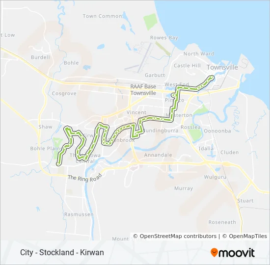 Sunbus Townsville Route Map 203 Route: Schedules, Stops & Maps - Townsville City Bus Hub (Updated)