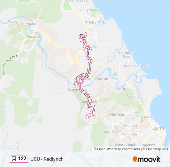 122 Route Schedules Stops Maps Redlynch Updated 