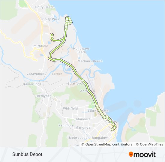 Sunbus Townsville Route Map 113 Route: Schedules, Stops & Maps - Sunbus Depot (Updated)