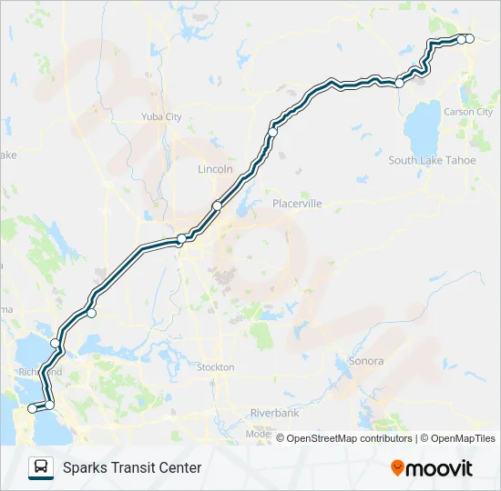 GREYHOUND US0870 Bus Line Map