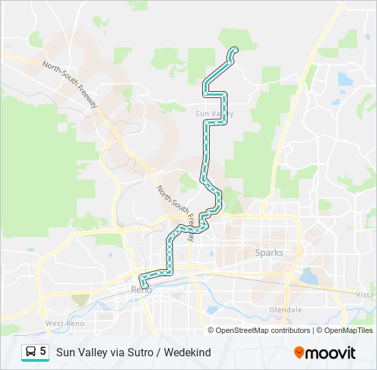 Rtc Bus Routes Map 5 Route: Schedules, Stops & Maps - Rtc 4Th Street Station (Updated)