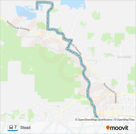 7 Bus Line Map