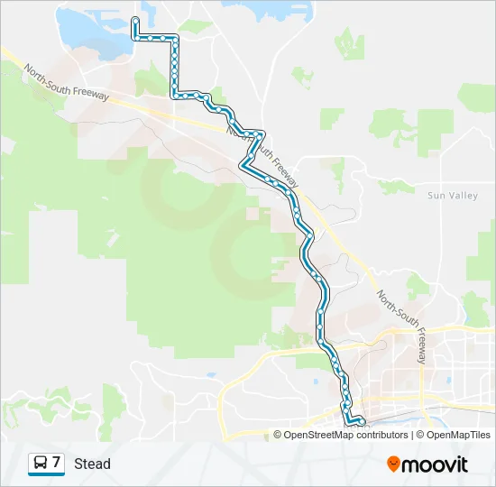 7 Bus Line Map