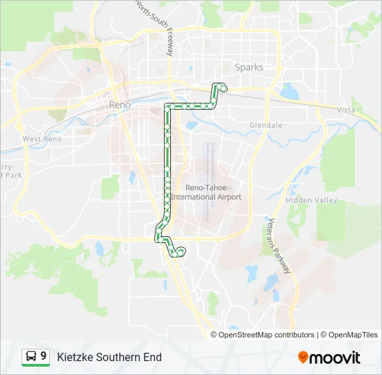 9 Bus Line Map