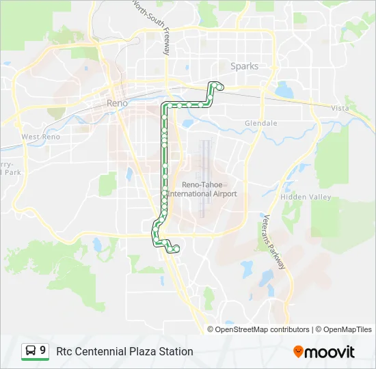 9 Bus Line Map