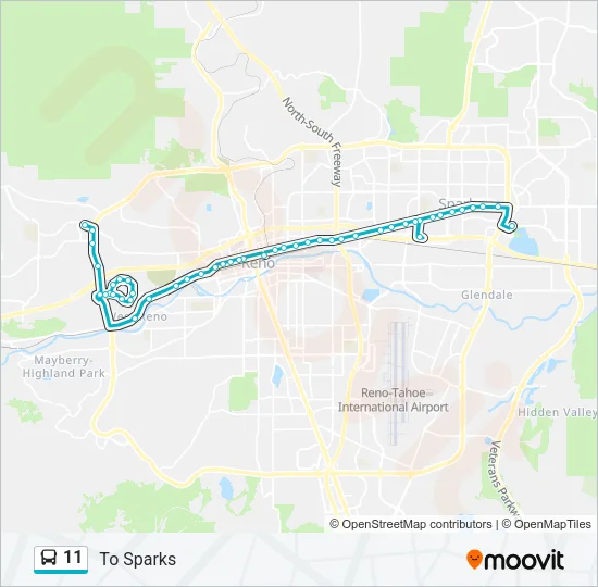 11 Bus Line Map